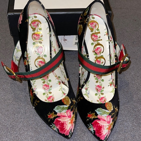 GUCCI Floral pumps - Picture 2 of 4
